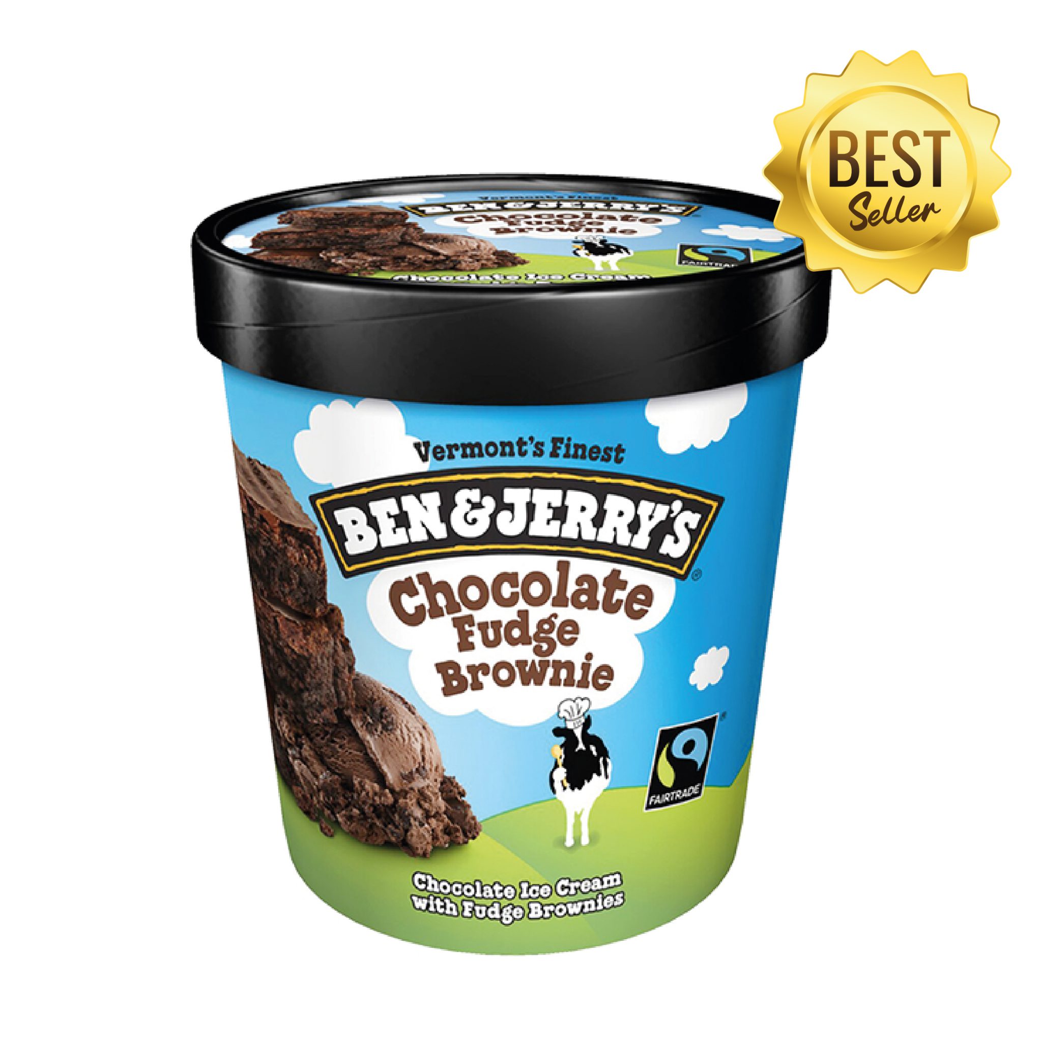 Ben & Jerry's Chocolate Fudge Brownie Ice Cream 473ml X 8 - Global Food ...