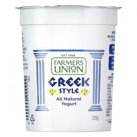 Farmers Union Greek Style Yogurt with a Hint of Vanilla 130g x 12 ...