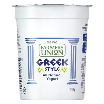 Farmers Greek Style Plain Yogurt 200g X 10 - Global Food Products