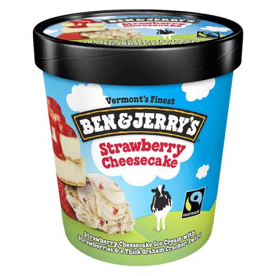 Ben & Jerry's Strawberry Cheesecake Ice Cream 120ml x 12 ...