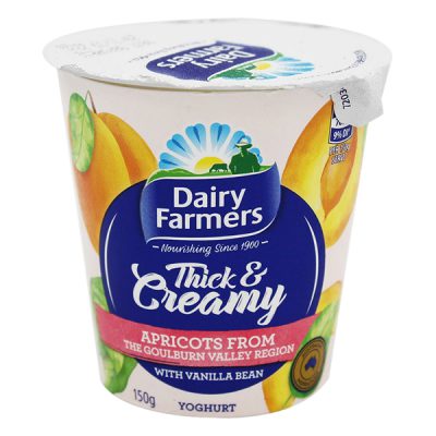 Dairy Farmers Thick & Creamy Classic Vanilla Yogurt 150g x10 ...