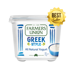 Farmers Union Natural Greek Style Yogurt 1kg X 6 - Global Food Products