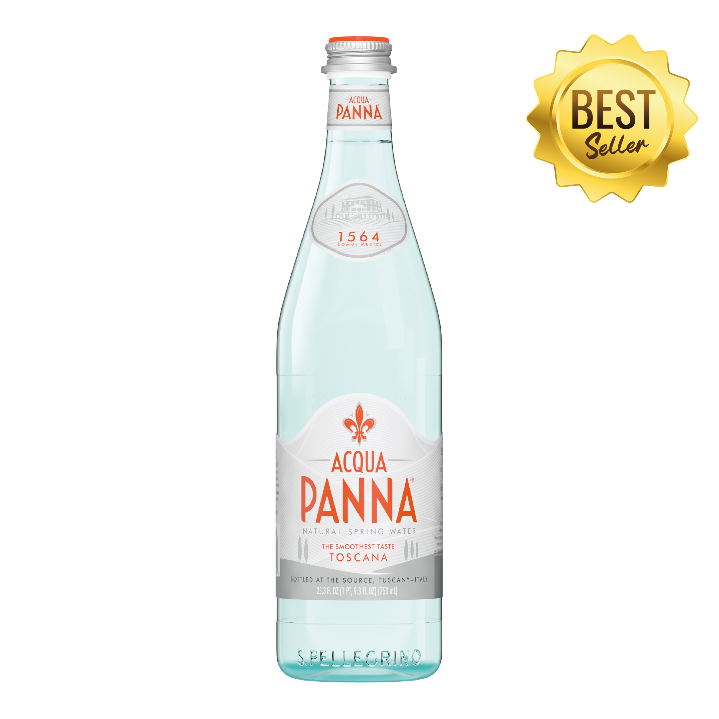  Acqua Panna Natural Spring Water, 750ml Glass 12