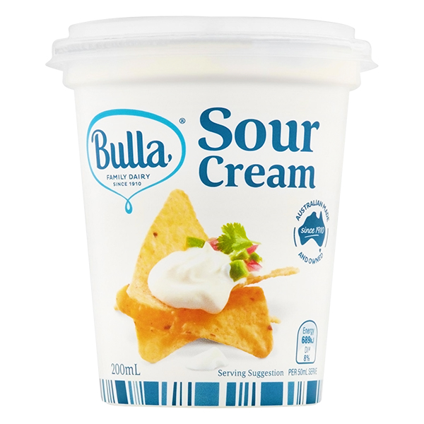 Bulla Premium Sour Cream 35 200ml X 12 