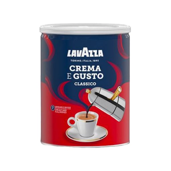 Café Lavazza Grano Molido Crema E Gusto Lata 250grs