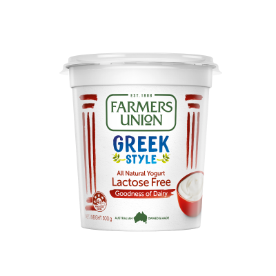 Farmers Union Greek Style Yoghurt Lactose Free - Global Food Products